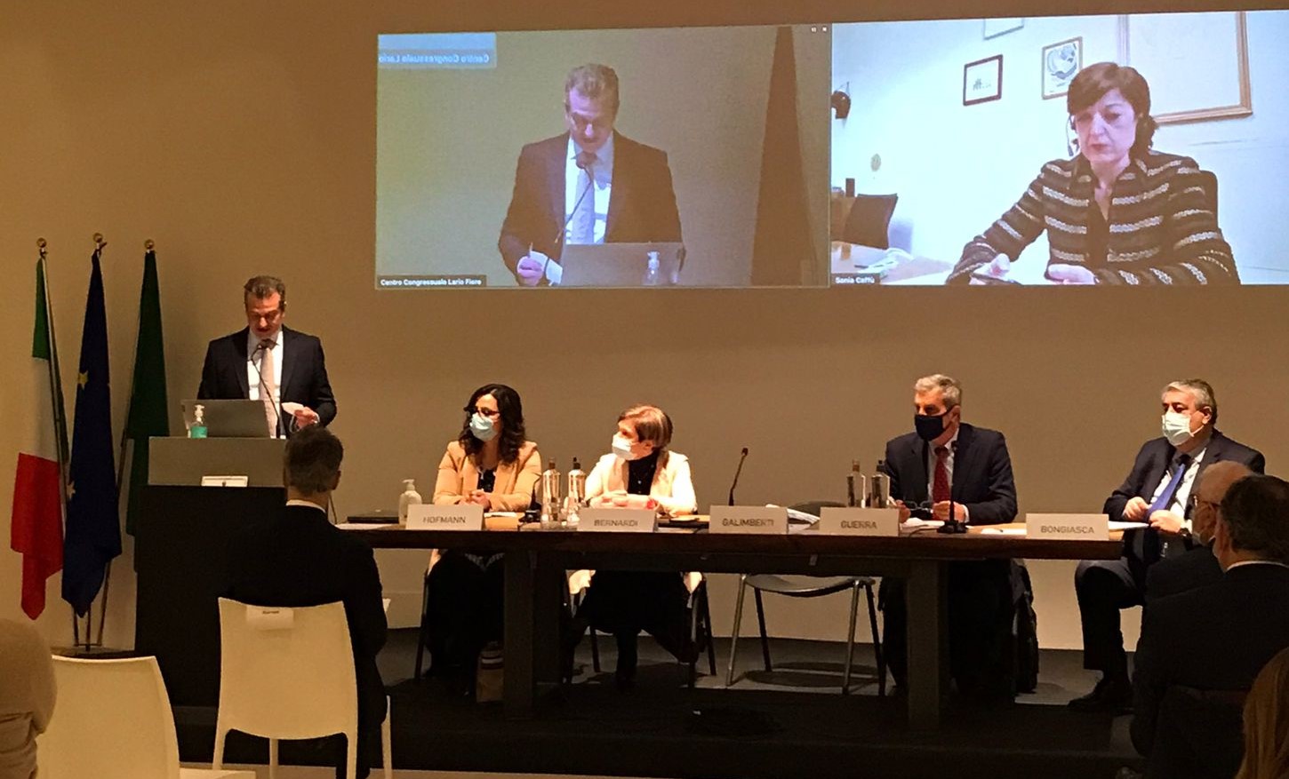La Presidente Hofmann all'incontro sul Pnrr a Erba